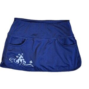 Athleta Women's Size XS Blue Workout Skort Athletic Stretch Pockets